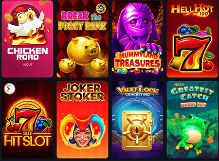 Spiele im Aerobet™ Casino